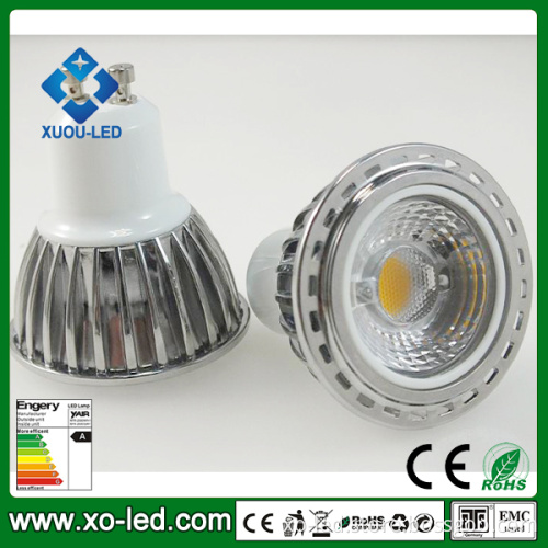 E27/E14/GU10/MR16 5W AC85-265V COB Spotlight with Lens